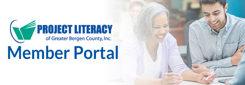 Project Literacy of Greater Bergen County Member Portal